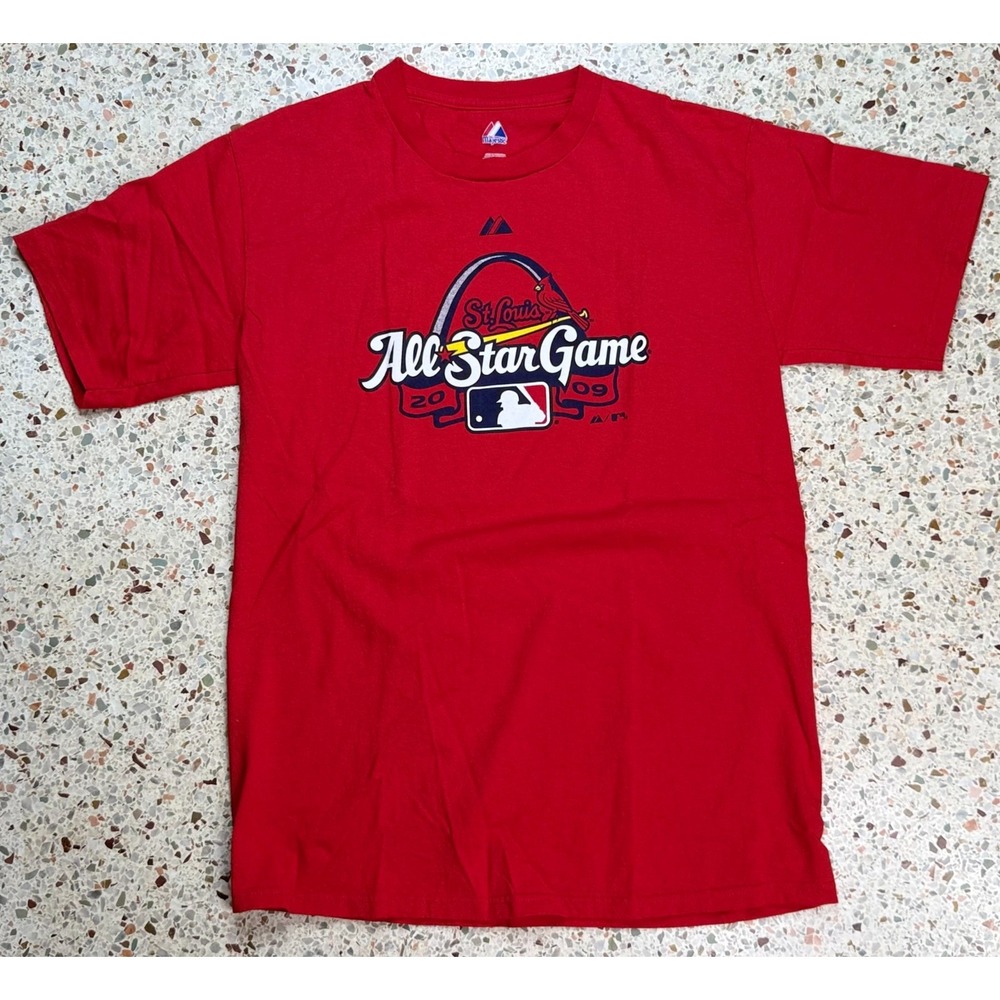 Majestic MLB St. Louis Cardinals 2009 All Star Game Short Sleeve T-Shirt Size M